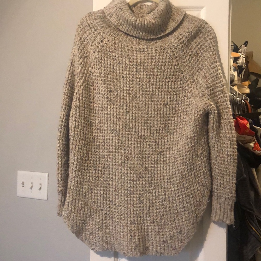Oversized free people turtleneck